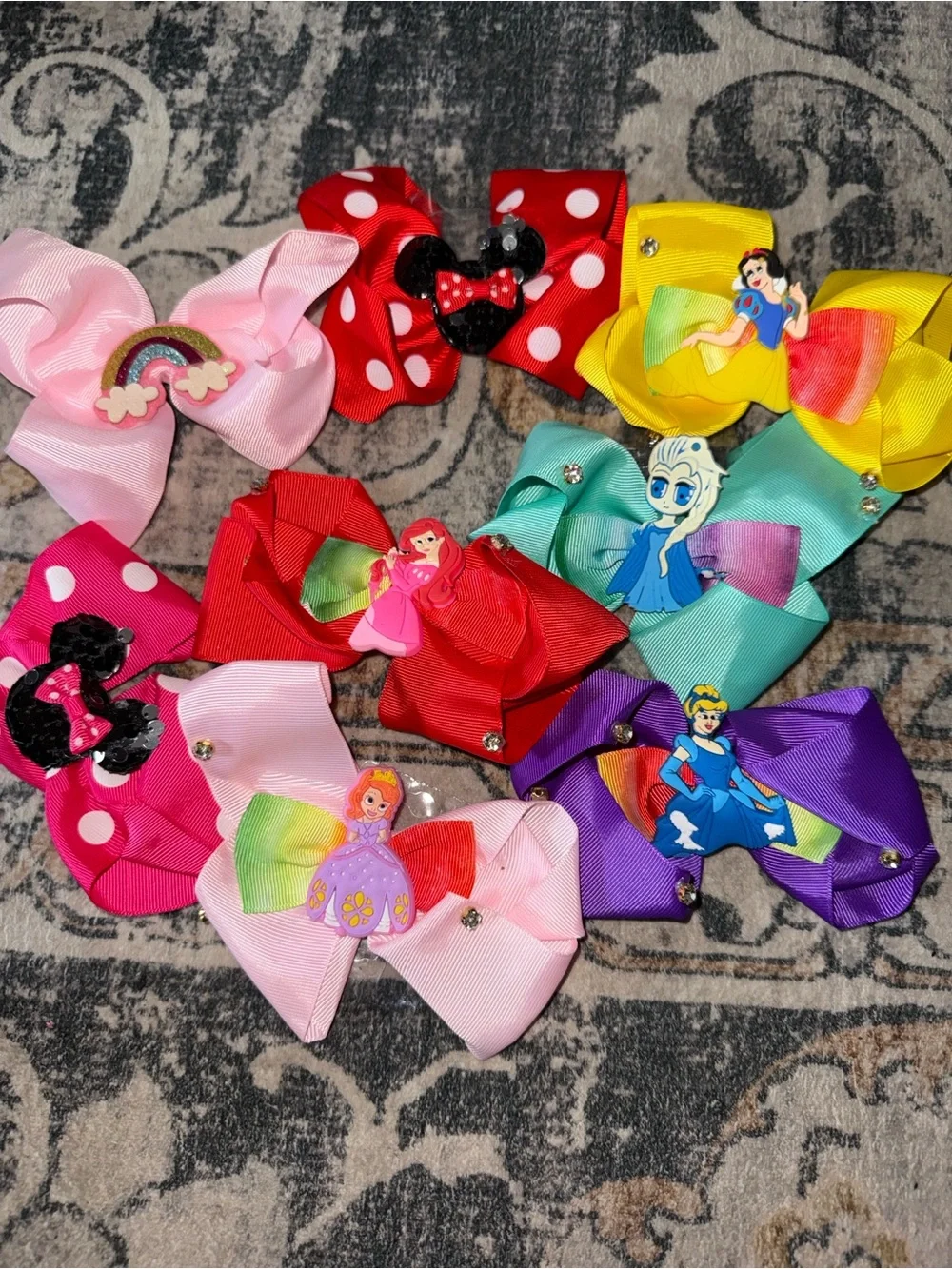 Disney ALL 8 pieces hair clip